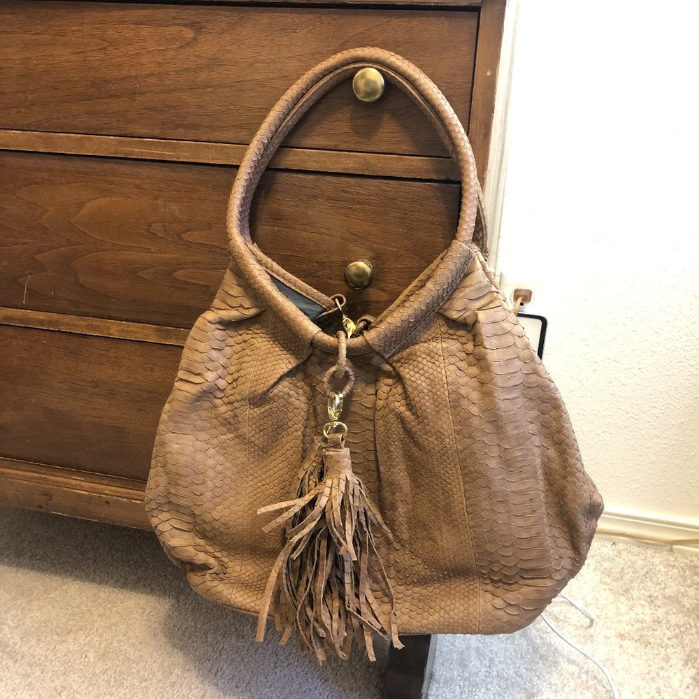 Maisha Python Tote - Picture 2 of 6